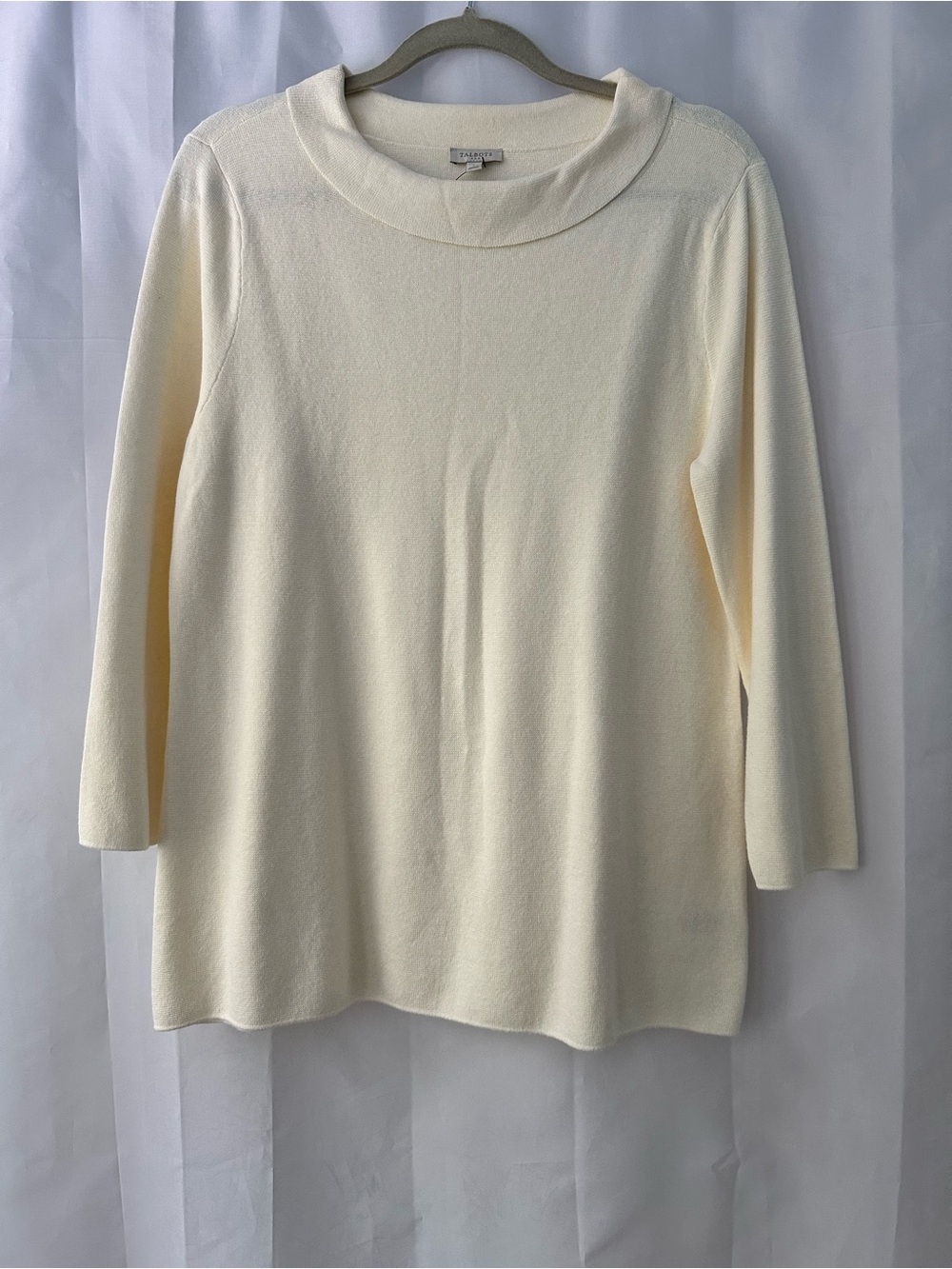 Talbots Cream Crewneck Sweater Large